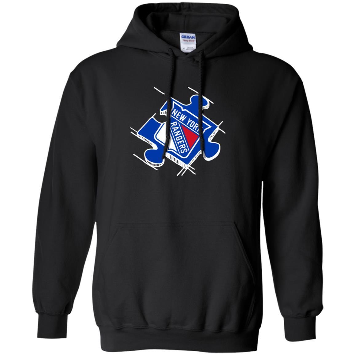 Shirt Amazing Tee New York Rangers Autism Puzzle Piece= G185 Pullover 8 Oz Shirts