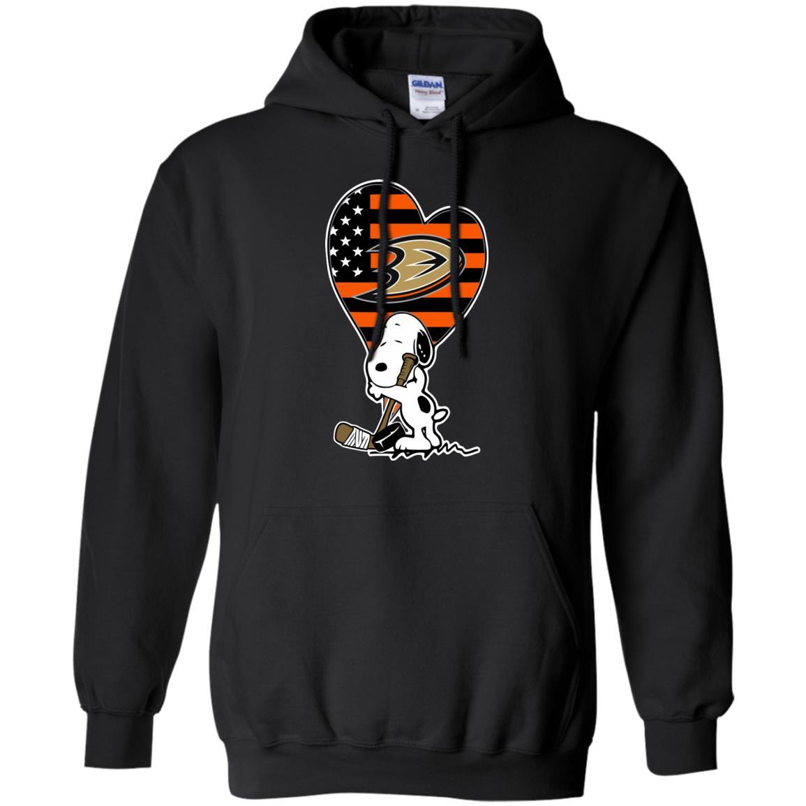 Shirt Snoopt Anaheim Ducks Hockey Nhl Sport Shirts