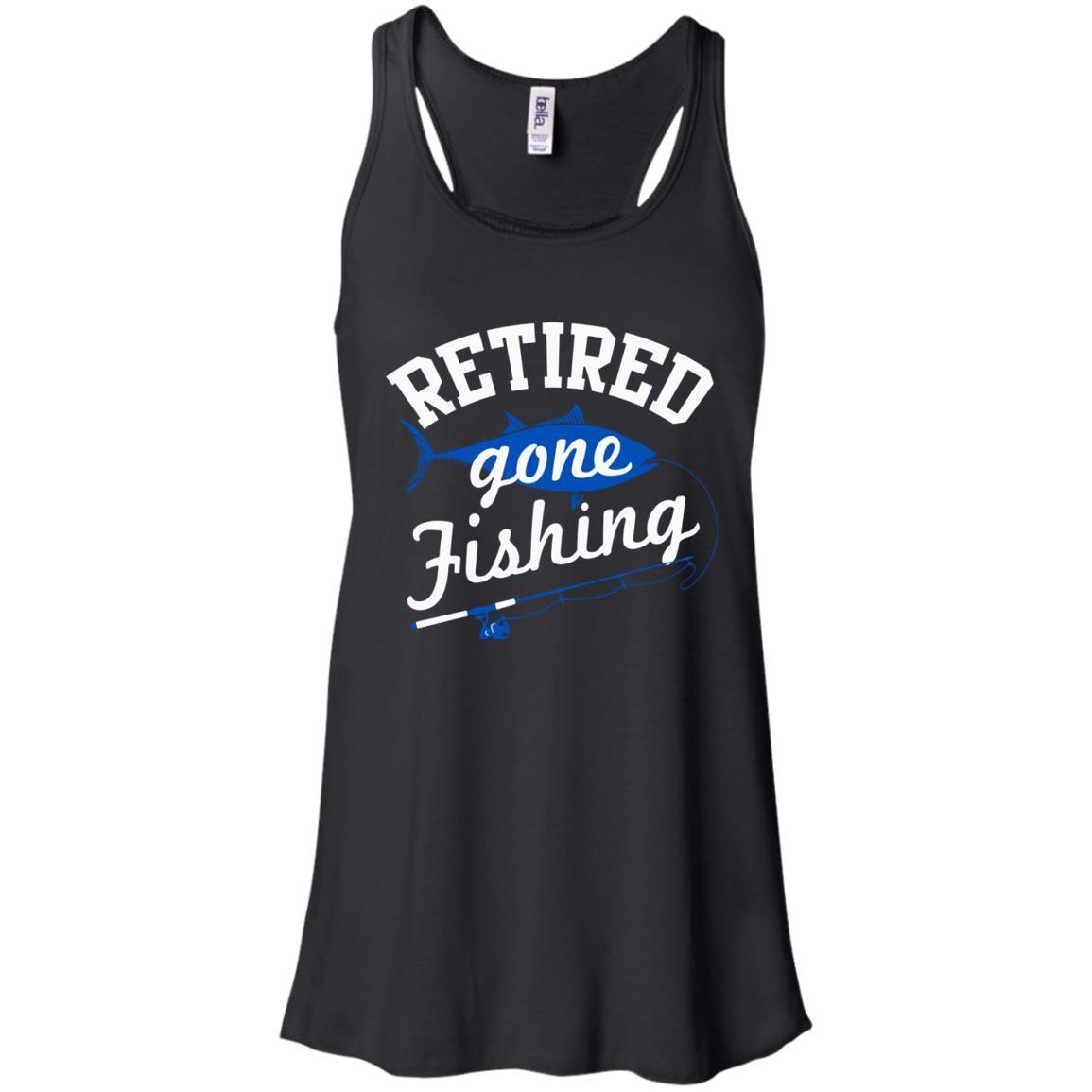 High Quality Cover Your Body With Amazing Retired Gone Fishing Gift - For Fisher Tank Shir