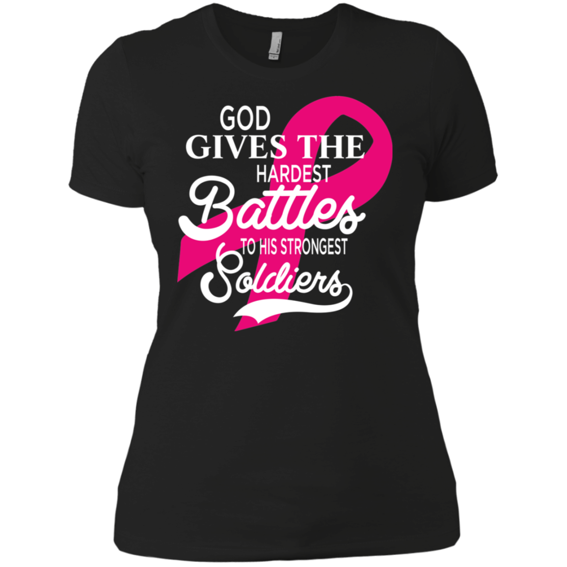 Top Sale Miona Black Ultra God Gives The Hardest Battles To His Strongest Soldiers T-shirt