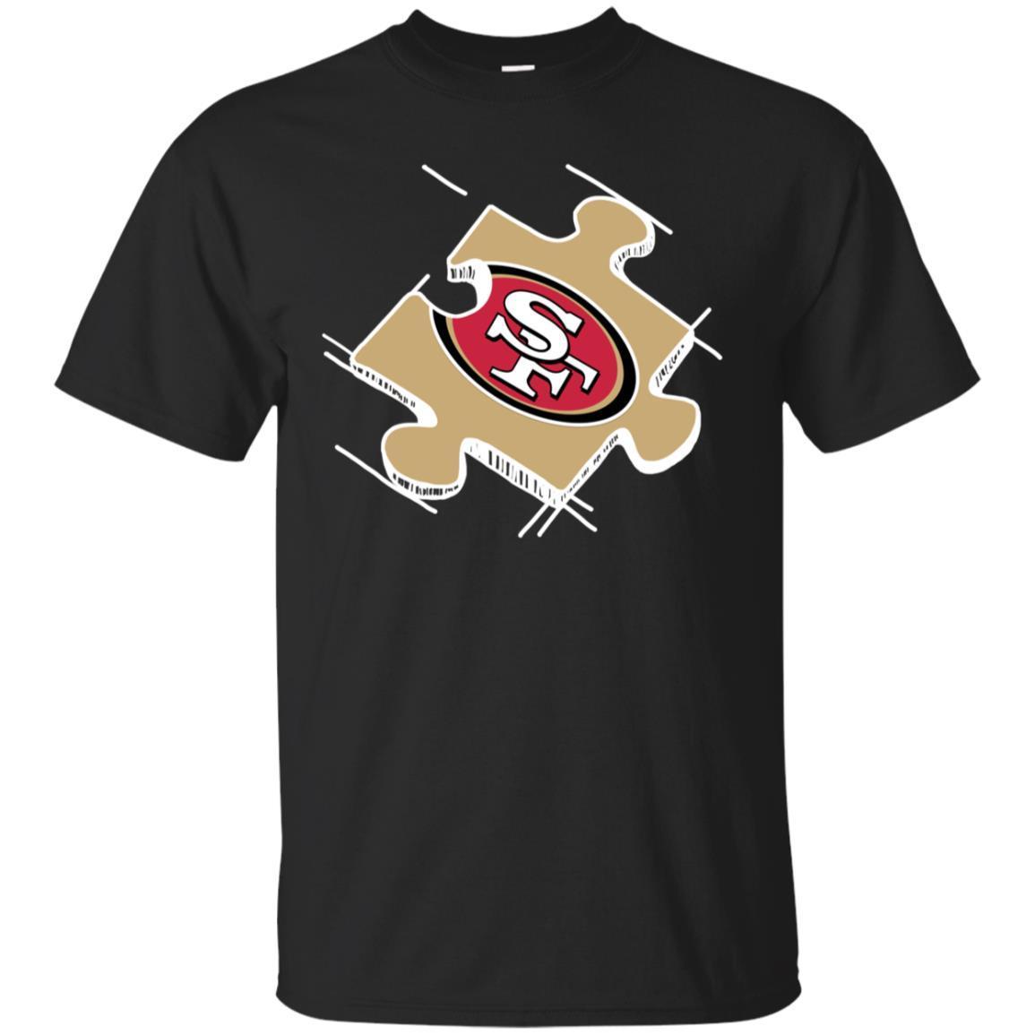 Greate San Francisco 49ers Autism Puzzle Piece G200b Ultra Cott T Shirt