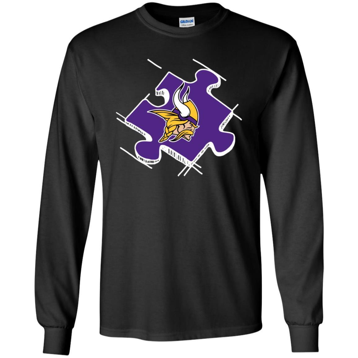 Limited Minnesota Vikings Autism Puzzle Piece G240 Ls Ultra T S T Shirt