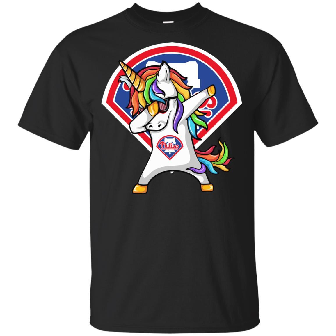 Trending Unicorn Dabbing Philadelphia Phillies Baseball Mlb Shirt