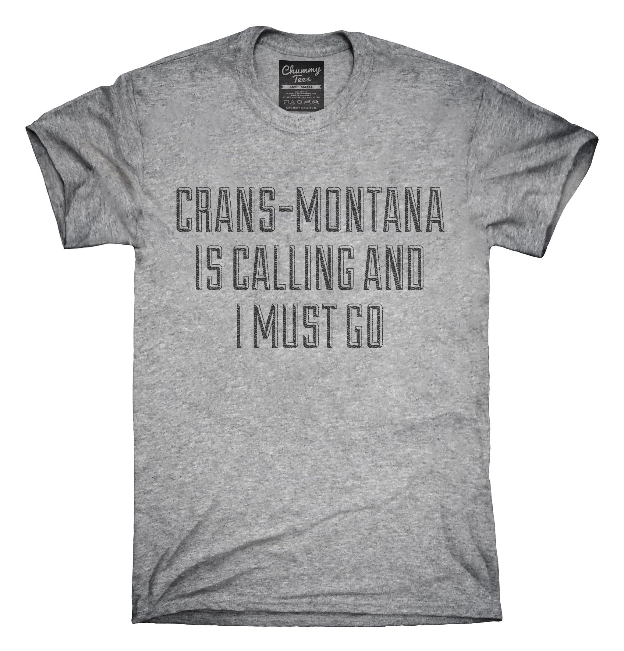 Favorable Funny Crans-montana Vacation T-shirt, , Tank Top
