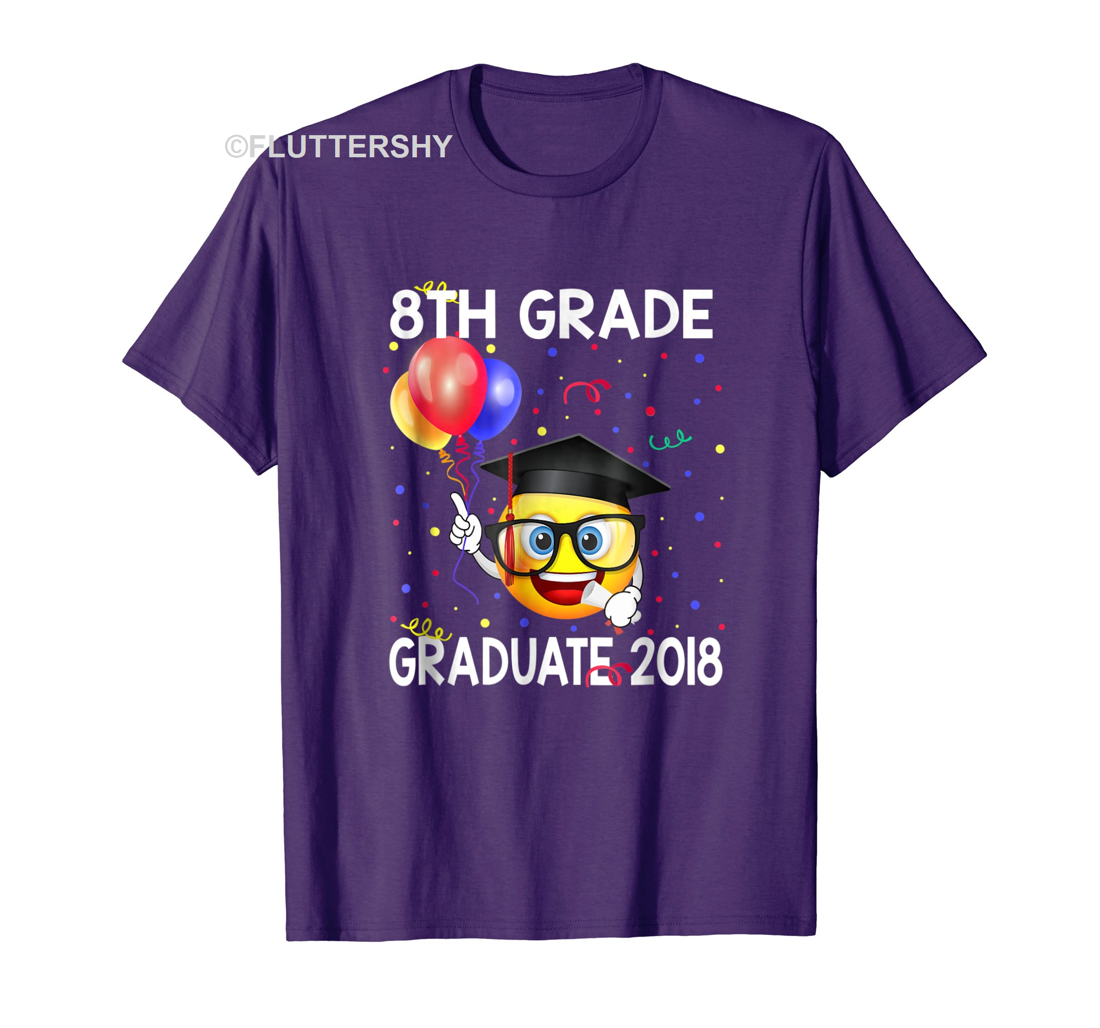 Perfect Check Out This Awesome Cute Emoji Balloon 8th Grade Graduate 2018 Tshirt