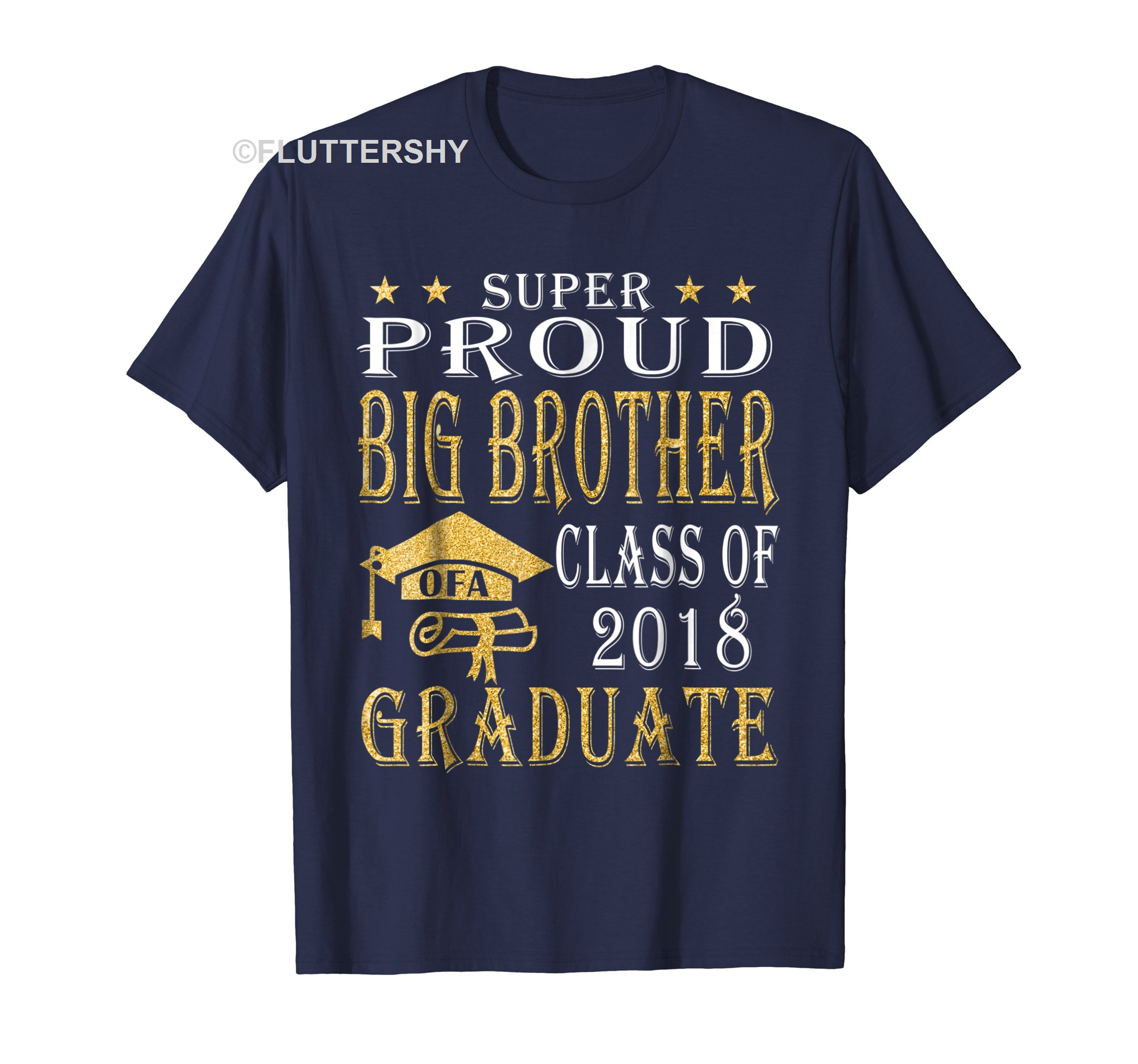Super Discover Cool Proud Big Brother Of A Class Of 2018 Graduate T-graduation G Shirts