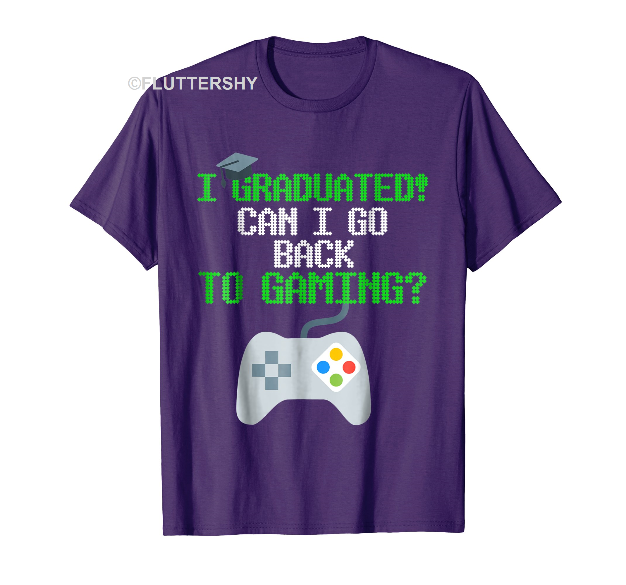 Perfect Shop I Graduated Can I Go Back To Gaming Graduation T-shirt