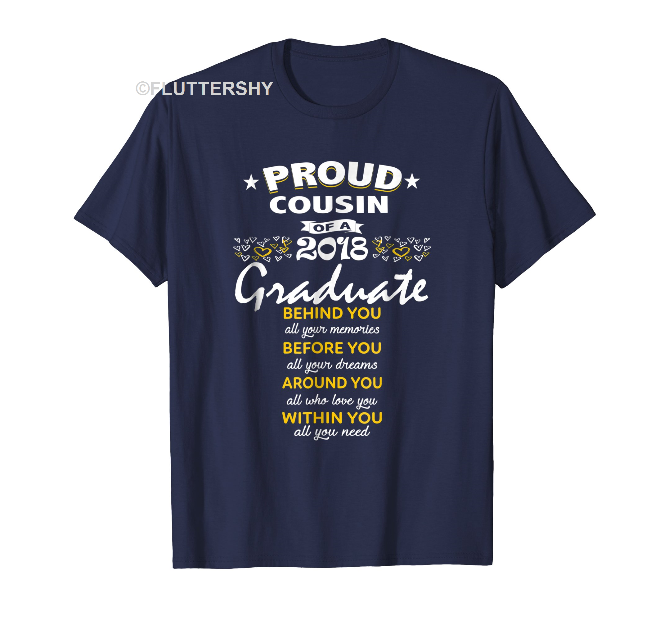 Super Find Proud Cousin Of A 2018 Graduate Senior Funny Gift Tshirt