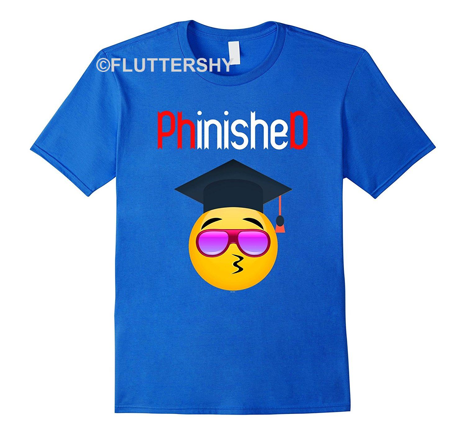 Greate High Quality Emojicon Cool Phinished Graduation Gifts Her Graduate Ts Shirts