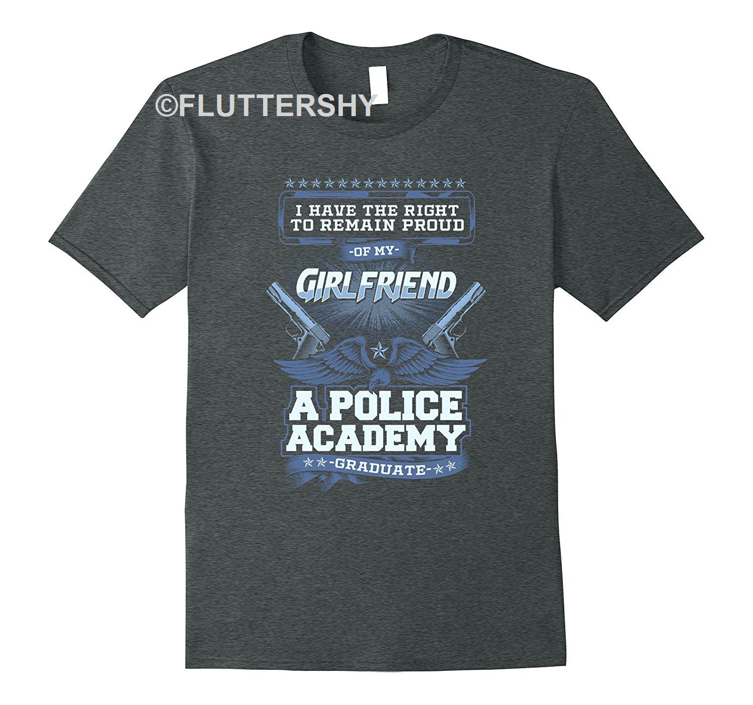 Stupendous Cover Your Body With Amazing Police Academy Graduate Girlfriend Graphic T Shirt