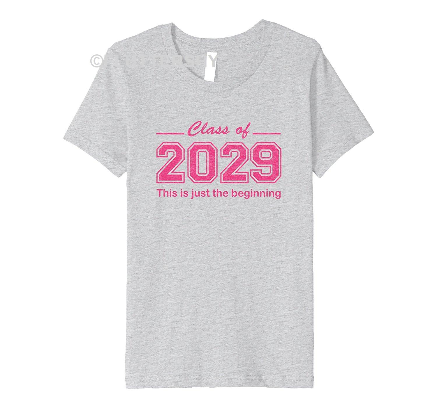 Unbelievable Get Here Kinder Class Of 2029 Girls Kindergarten Graduation T-shirt