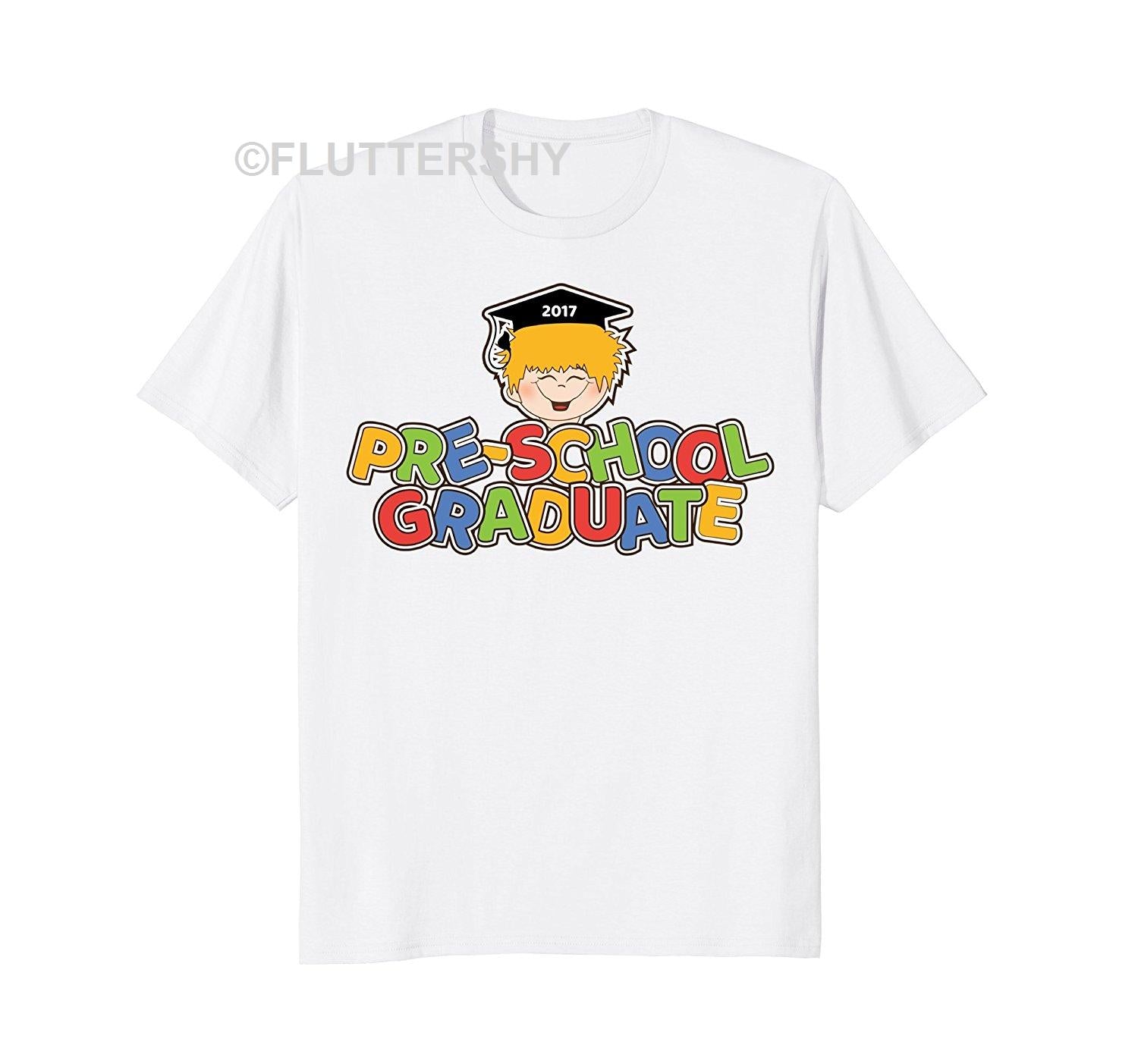 Trending Tees Get Here Adorable Preschool Graduate Shirt Blond Boy Gift