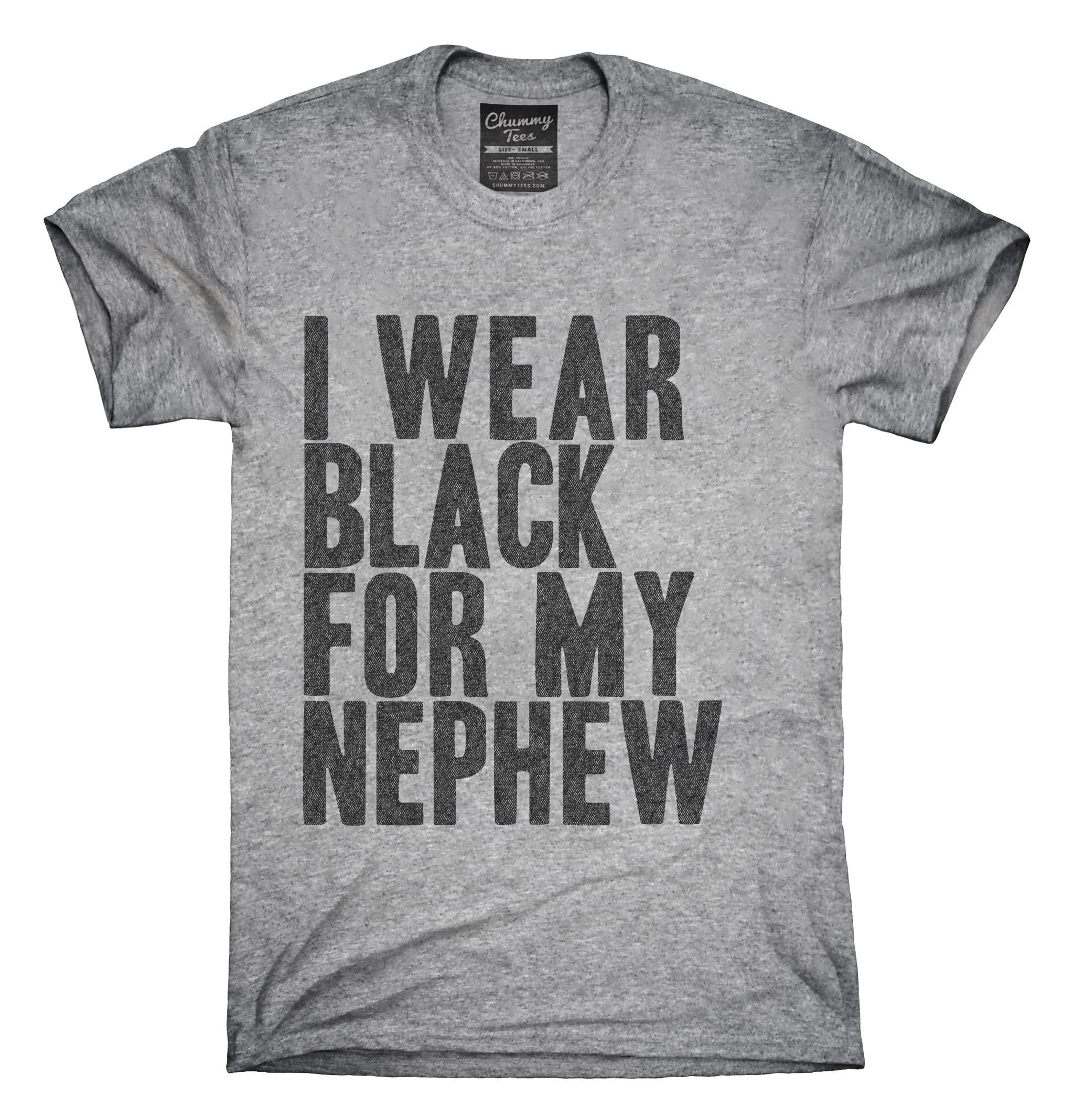 Trending Tees I Wear Black For My Nephew Awareness Support T-shirt, , Tank Top