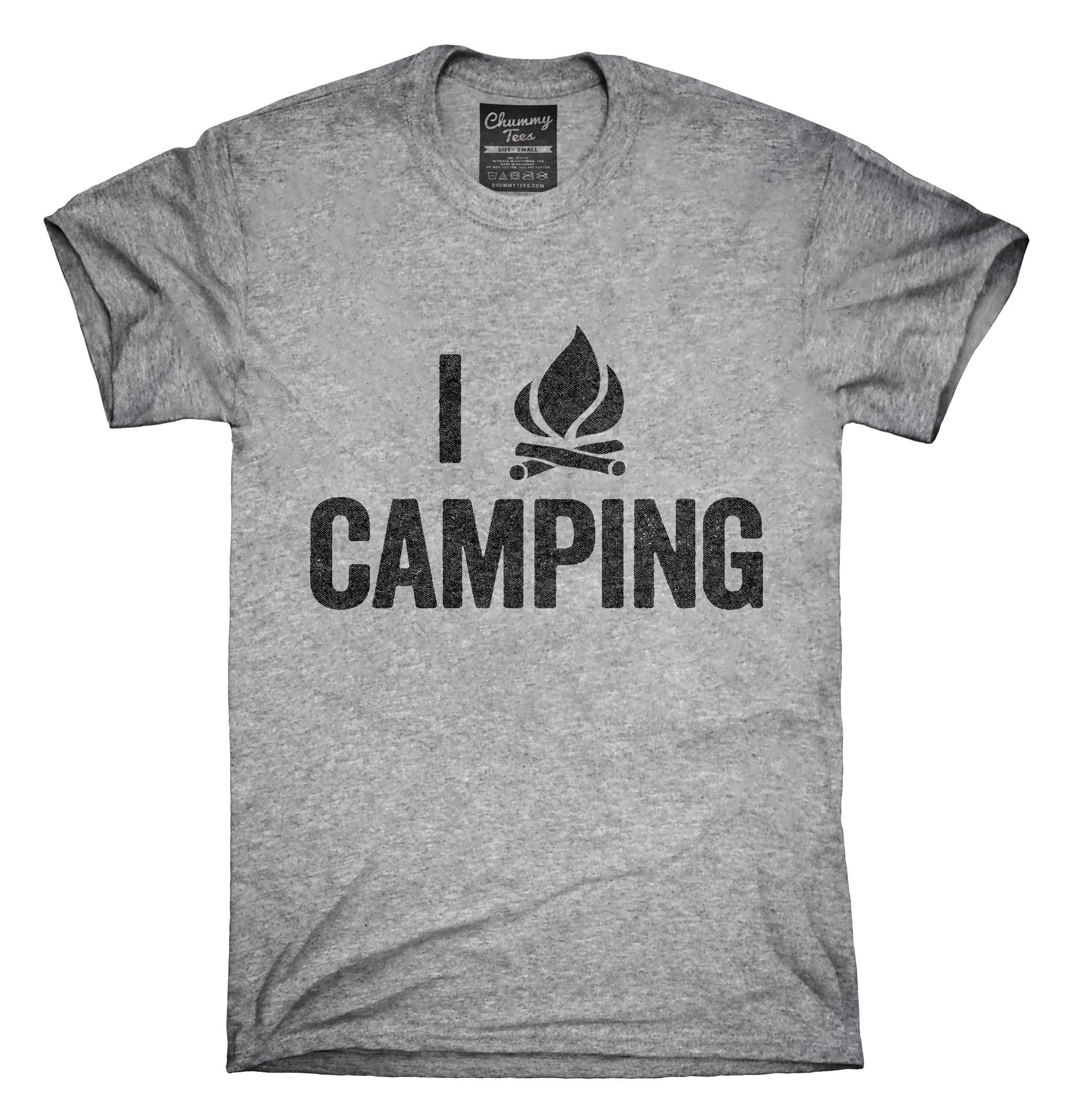 Unbelievable I Love Camping Heart Funny Campfire T-shirt, , Tank Top