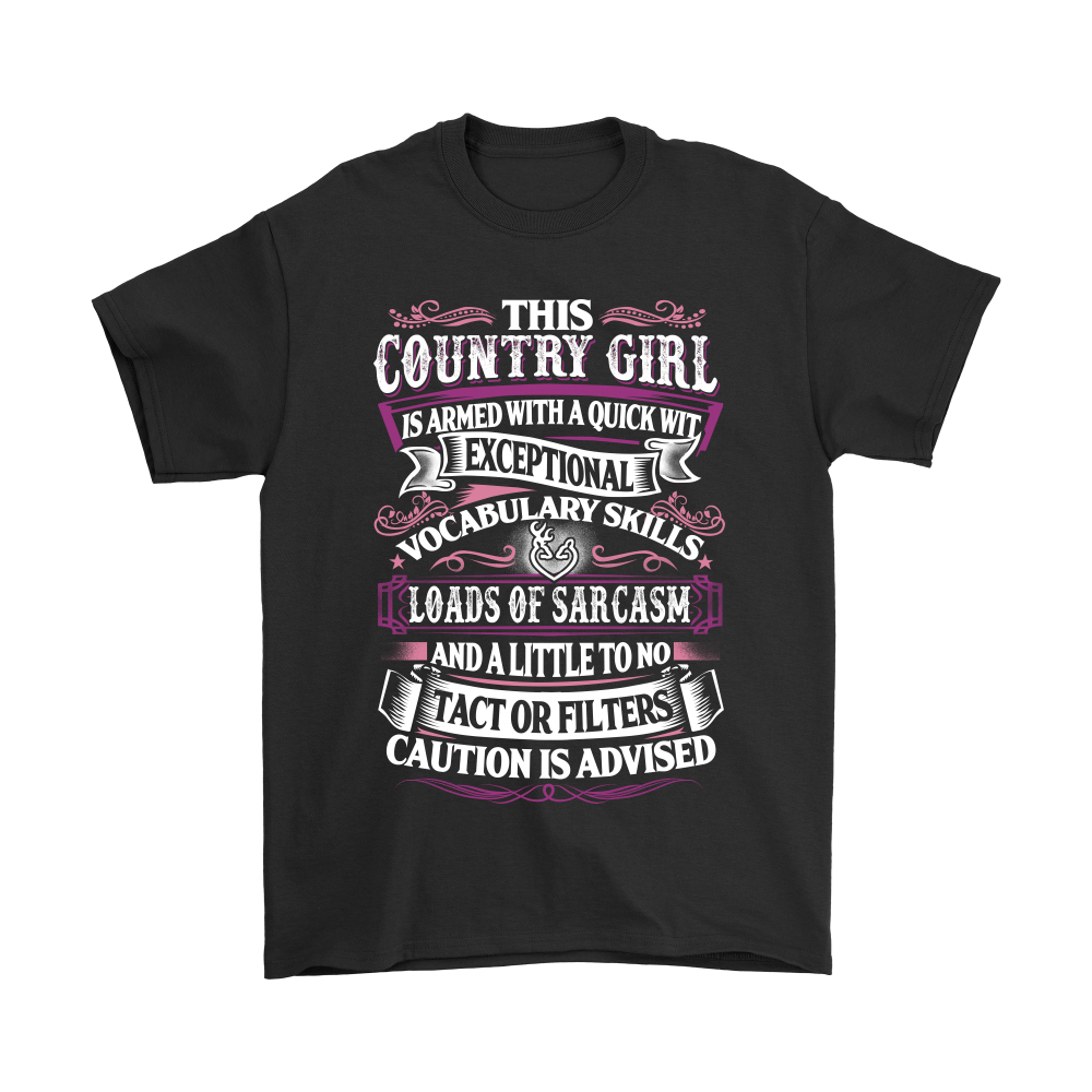 Shirt This Country Girl Is Armed With Quick Wit Shirts