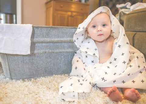 Baby in Swaddle Blanket 