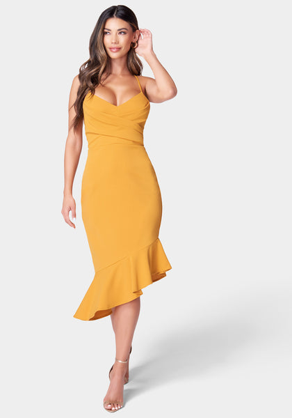 Flowy Tank Polyester Midi Dress