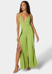 Halter Slit Jumpsuit