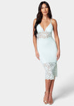 Lace-Up Evening Dress by Bebe