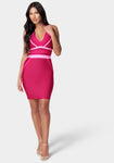 Halter Fitted Bandage Dress