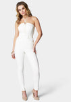 Strapless Halter Wedding Dress/Jumpsuit