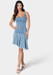 Summer Fitted Asymmetric Dress by Bebe