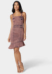 Sleeveless Asymmetric Short Dress by Bebe