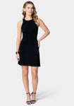 A-line Summer Racerback Sleeveless Little Black Dress