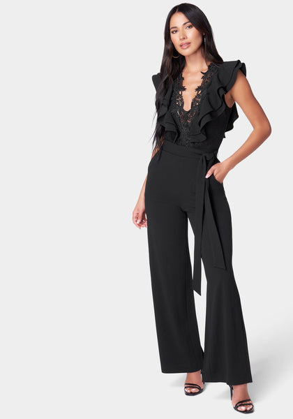 Lace Trim Jumpsuit