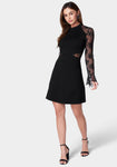 Lace Vintage Cutout Dress by Bebe