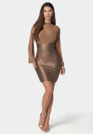 Mesh Fitted Bandage Dress