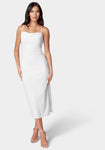 Sophisticated Cowl Neck Draped Dress