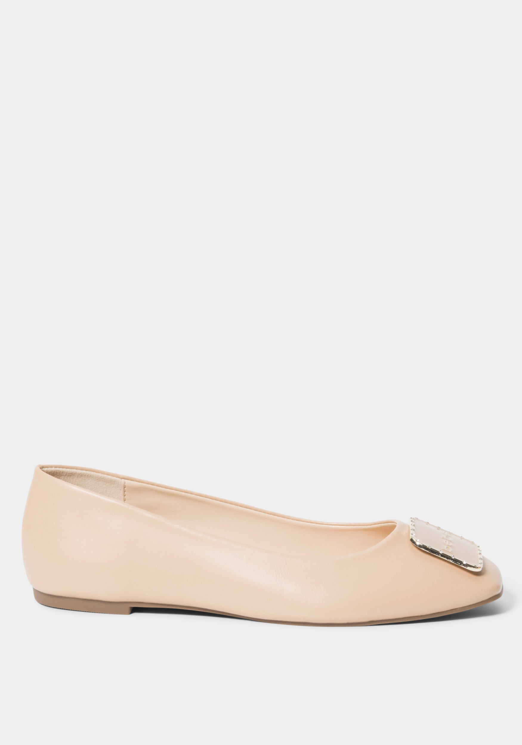 Shop Bebe Alina In Nude Faux