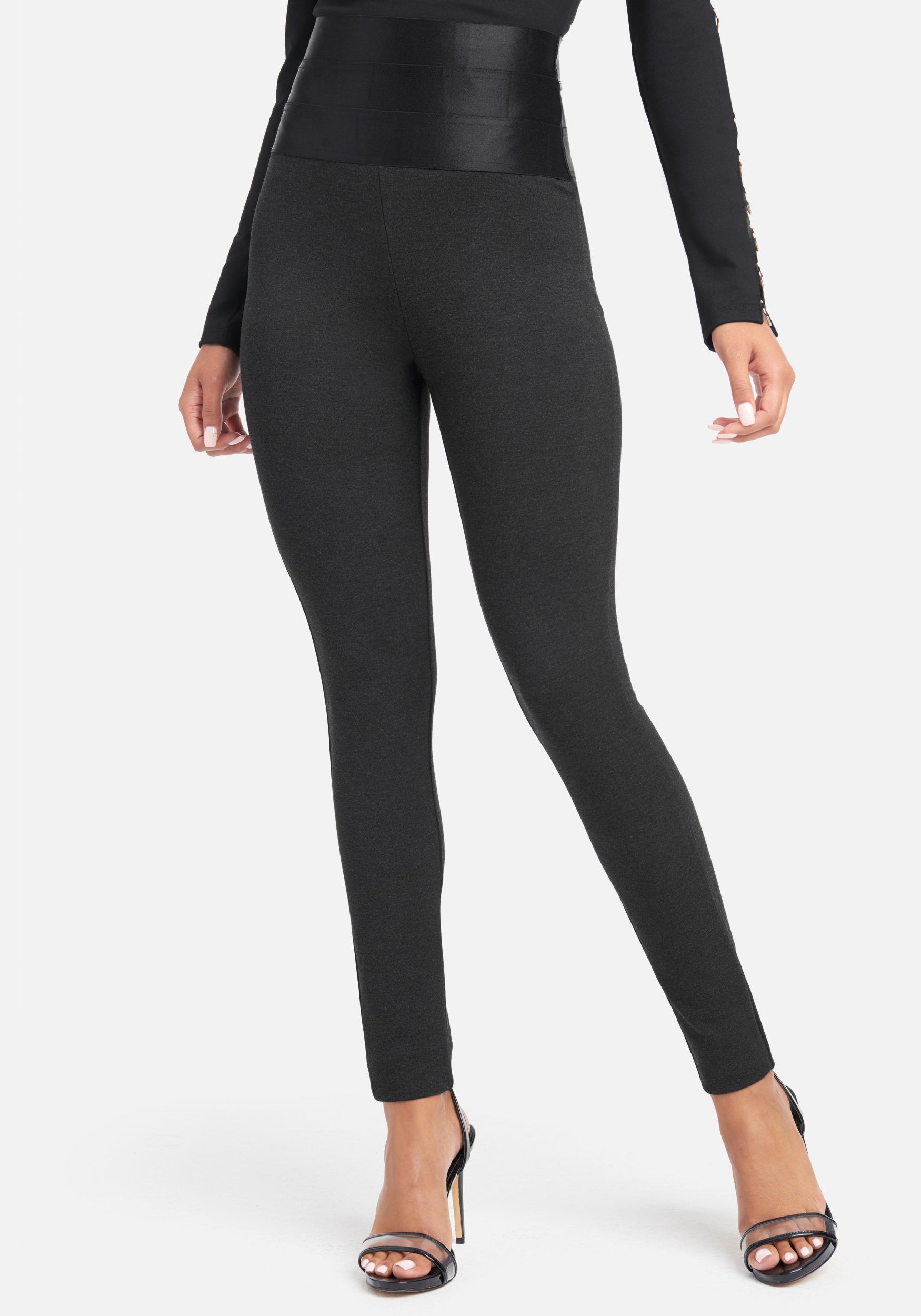  -Satiny High Waist Legging