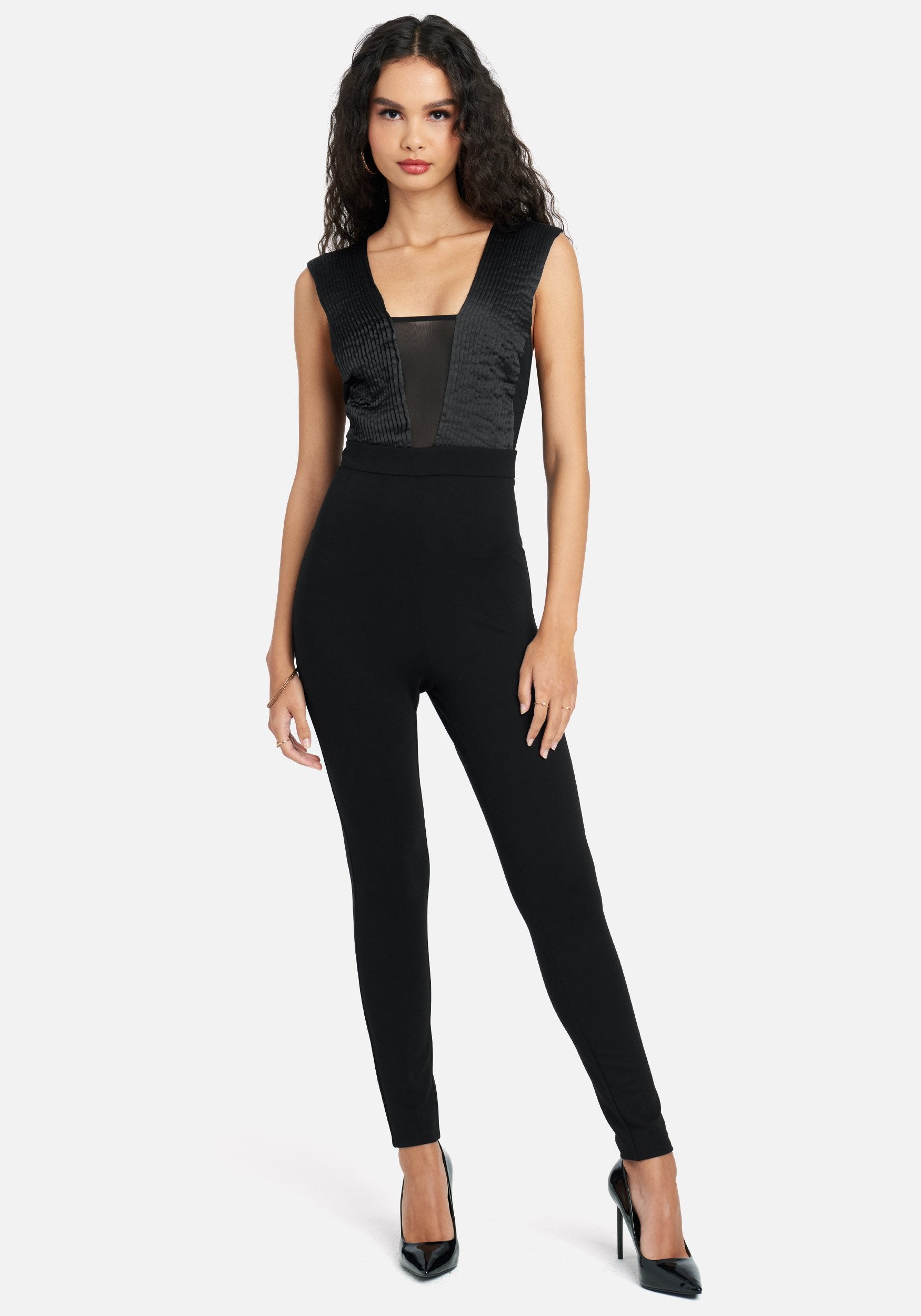 Illusion Bodice Catsuit