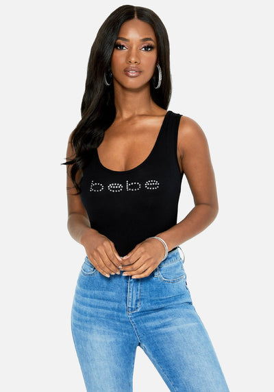 Bebe Logo Apparel Women S Clothing Swarovski Crystal Clothing