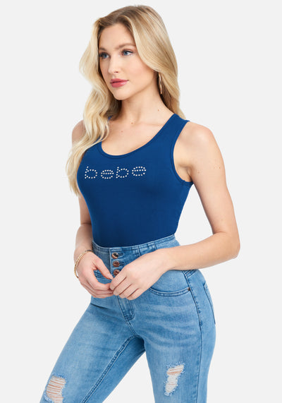 Bebe Logo Apparel Women S Clothing Swarovski Crystal Clothing