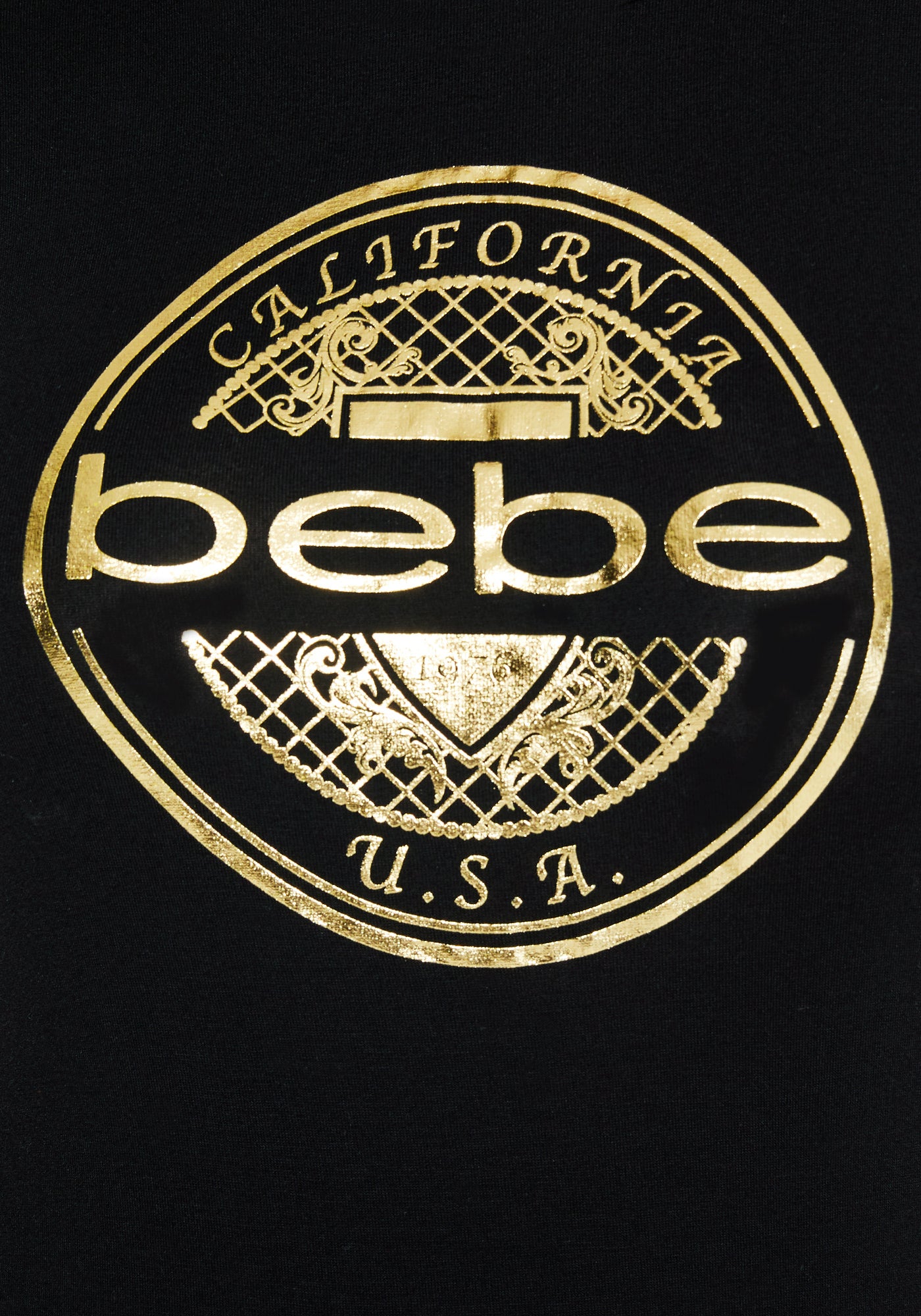 Bebe Logo Emblem Tee Bebe