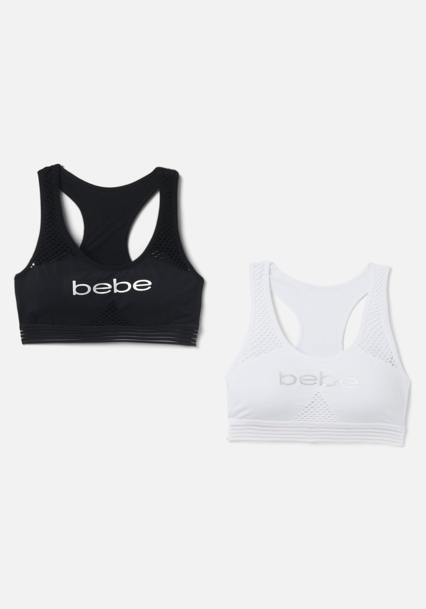 2 Pack Bebe Logo Sports Bra Bebe