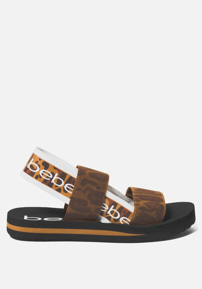 bebe slip on sandals