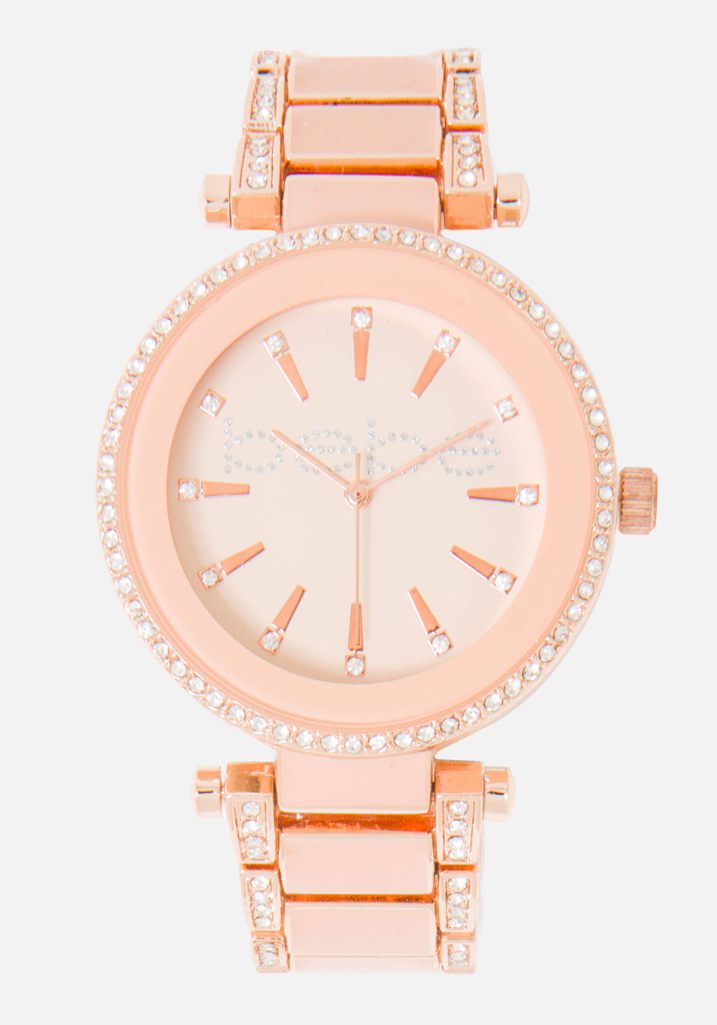 Crystal Rose Gold Watch Bebe