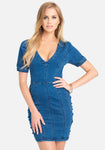 Ruched Dress by Bebe