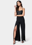 Sweetheart Slit Bodycon Dress/Jumpsuit