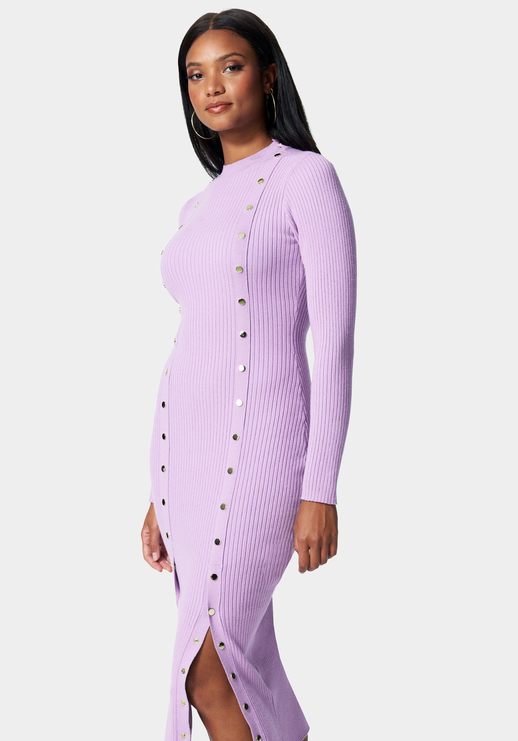 Psychiatrie porselein Malawi Snap Sweater Maxi Dress | bebe