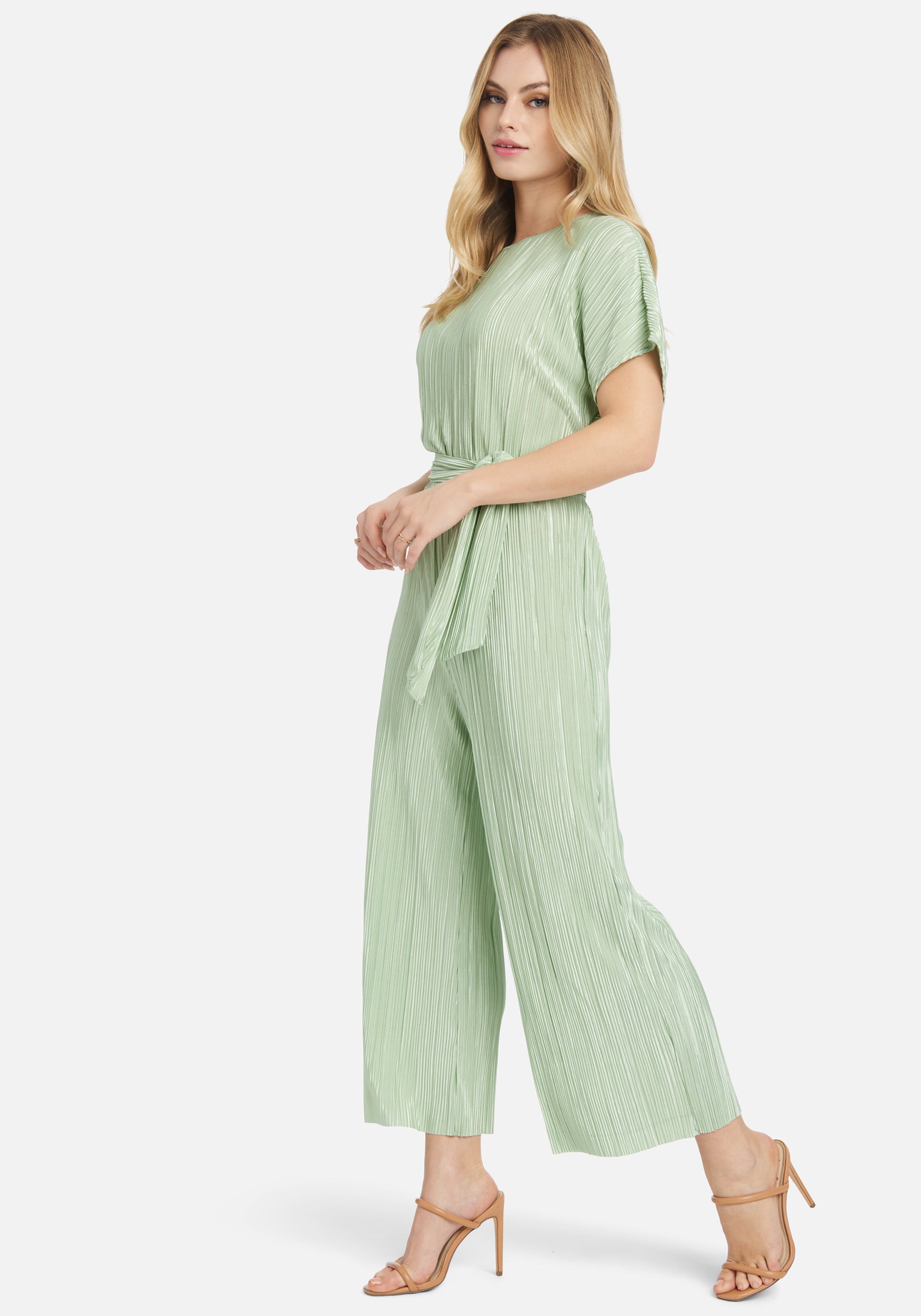 Plissé Culotte Jumpsuit