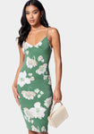 Floral Print Bodycon Dress by Bebe