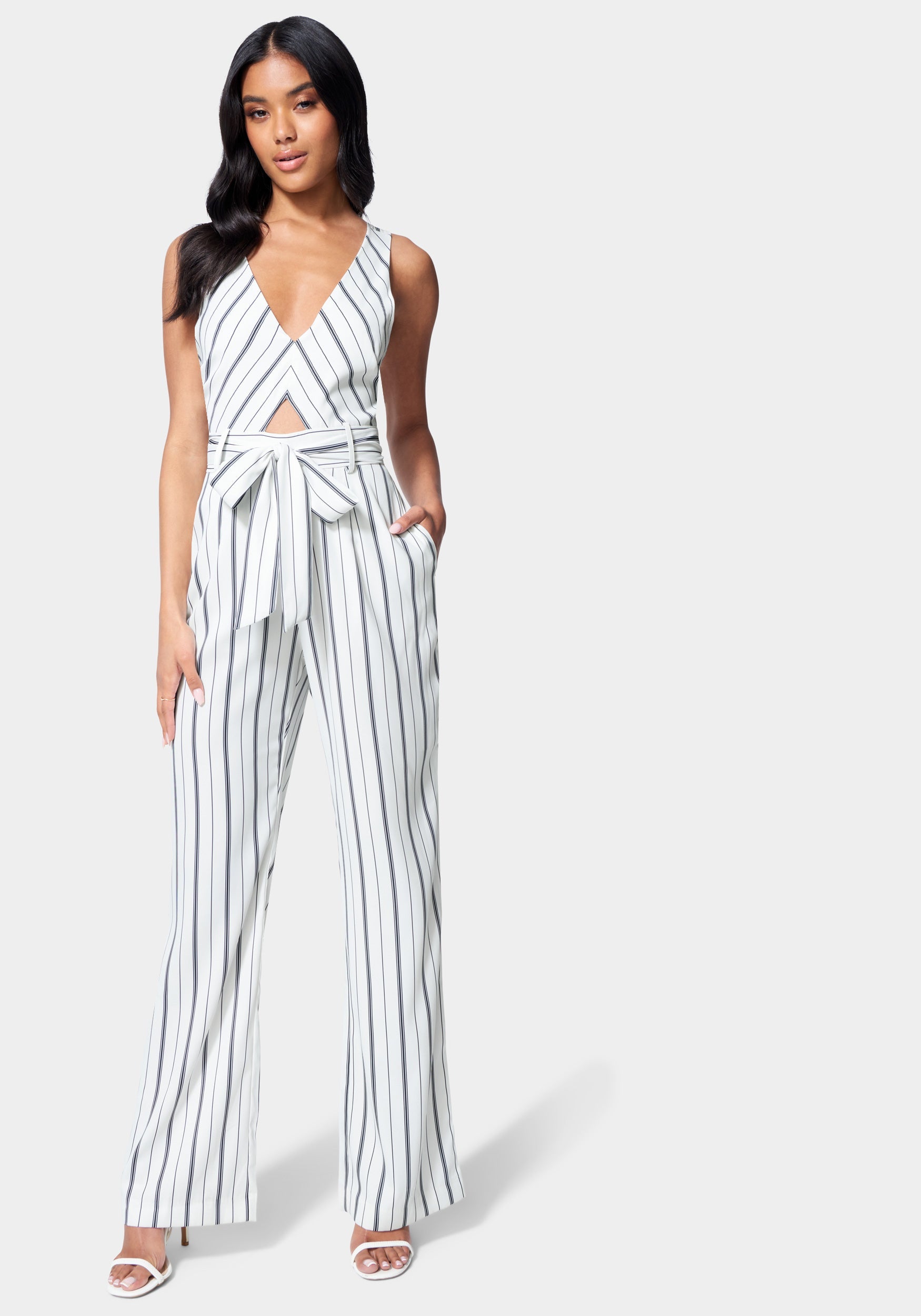 Sleeveless Wide Leg Jumpsuit