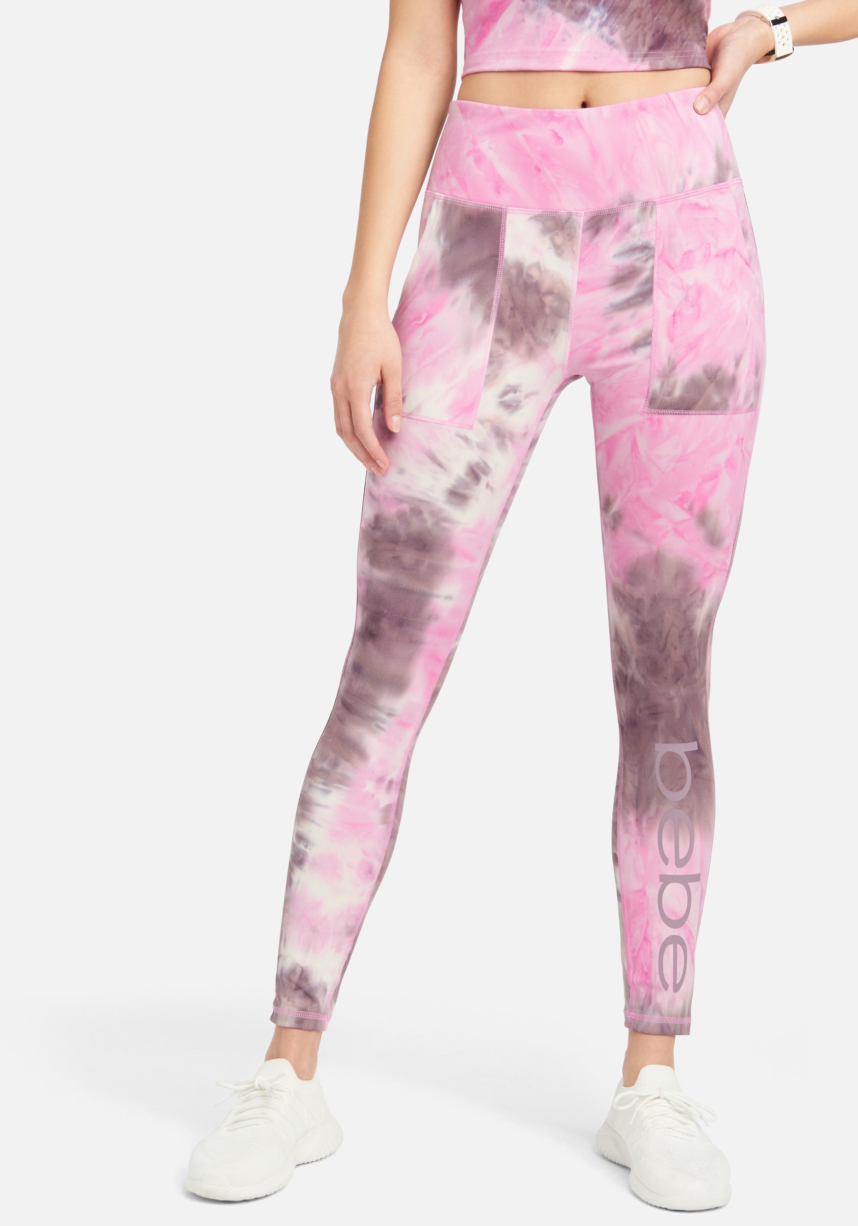 Bebe Tie Dye Pocket Legging