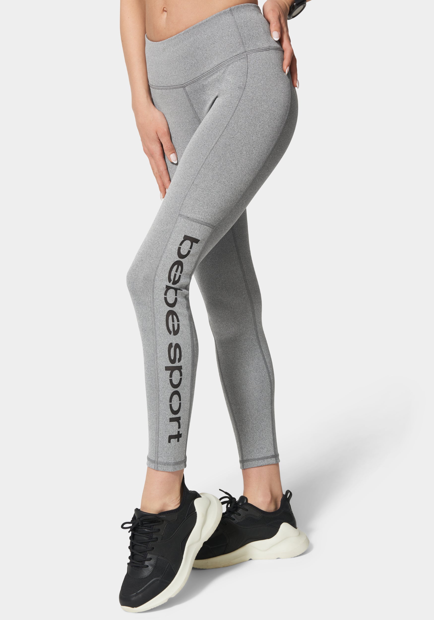 Bebe Sport Gray Active Pants Size 1X (Plus) - 55% off