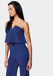 Strapless Overlay Jumpsuit